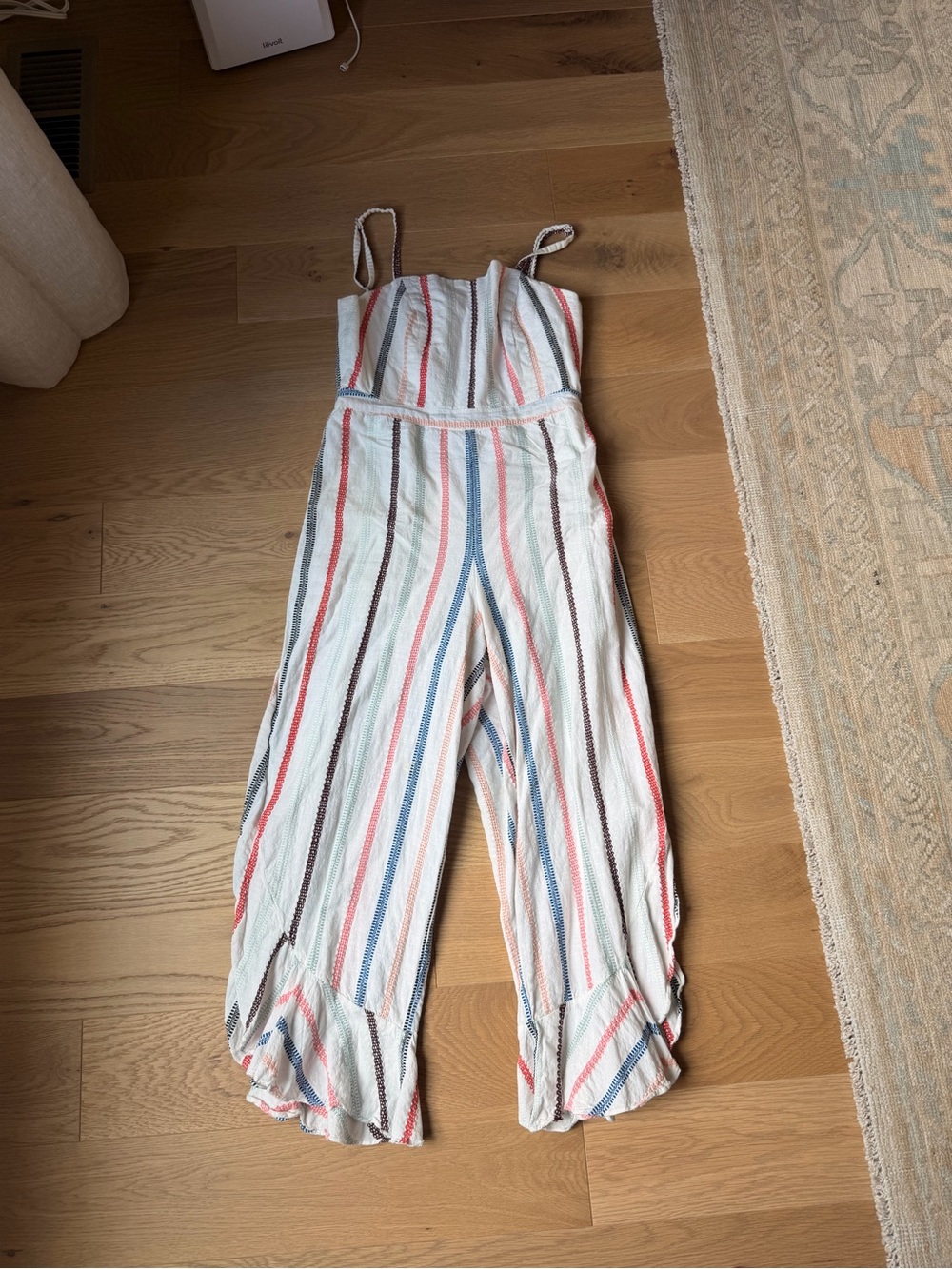 Red carter for Anthropologie Everly Jumpsuit